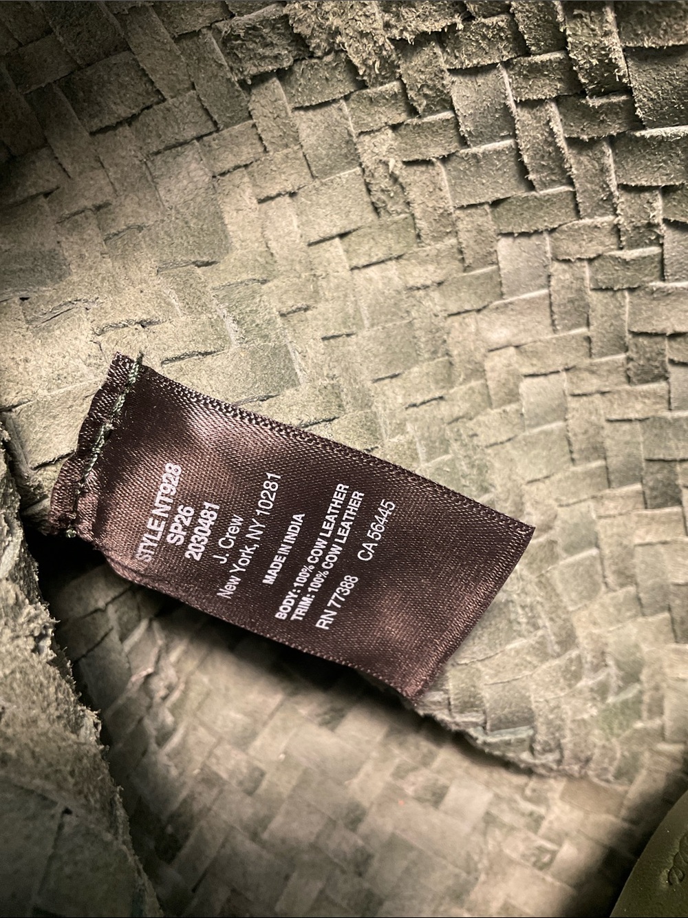 Madewell the Signature woven green shoulder bag - Picture 5 of 7